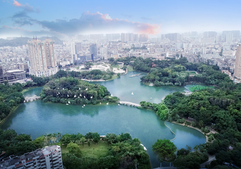 項(xiàng)目采用EPC模式，總湖體水域面積約50公頃，主要建設(shè)內(nèi)容包括：控源截污、活水補(bǔ)給、內(nèi)源治理、水生態(tài)修復(fù)、廁所改造、公園環(huán)境綜合整治。僅經(jīng)過(guò)3個(gè)多月治理，從劣五類(lèi)達(dá)到地表水Ⅱ類(lèi)標(biāo)準(zhǔn)，構(gòu)建“水下森林”景觀，擦亮綠色低碳城市名片，提升城市品質(zhì)品味。